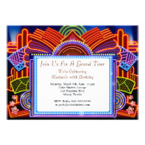Une nuit 7" x 5" invitation d'événement invitations