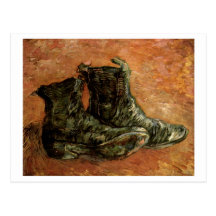 Une paire de chaussures, Vincent van Gogh Cartes Postales