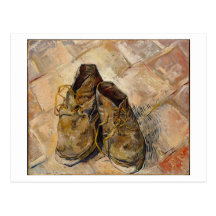 Une paire de chaussures, Vincent van Gogh Carte Postale