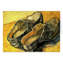 Une paire d'entraves de cuir par Vincent van Gogh Carte