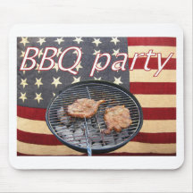 Une partie américaine de BBQ Tapis De Souris