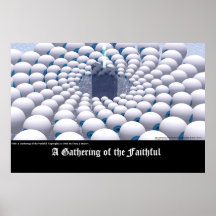 Une réunion du fidèle posters