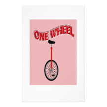 Une roue drôle papier à lettre personnalisable