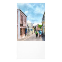 Une rue en Bermudes de St George Cartes Avec Photo