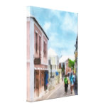 Une rue en Bermudes de St George Impression Sur Toile