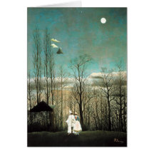 Une soirée de carnaval, Henri Rousseau Cartes De Vœux