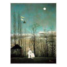 Une soirée de carnaval, Henri Rousseau Cartes Postales