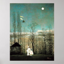 Une soirée de carnaval, Henri Rousseau Poster