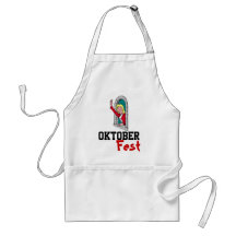 Une vague du tablier d'Oktoberfest