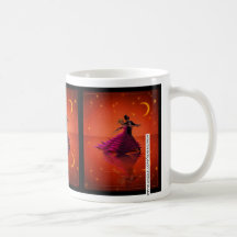 Une valse rouge tasse à café