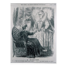 Une vision, 1868 carte postale