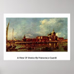 Une vue de Venise par Francesco Guardi Poster