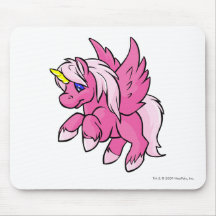 Uni rose tapis de souris