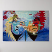 Union, by Gary Dorking. Acrylic on canvas Posters
