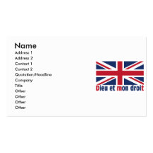 UNION_JACK CARTE DE VISITE