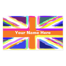 Union Jack Cartes De Visite Personnelles