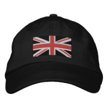 Union Jack Casquette Brodée