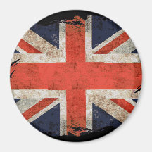 Union Jack déchiqueté âgé Aimants Pour Réfrigérateur