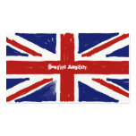 Union Jack délabré, Modèle De Carte De Visite
