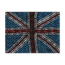 Union Jack des trombones cartes postales