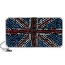 Union Jack des trombones haut-parleurs