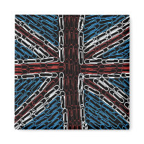 Union Jack des trombones magnets