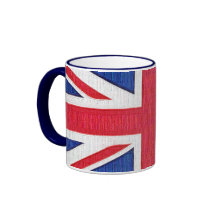 Union Jack - drapeau du Royaume-Uni Mugs À Café
