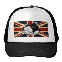 Union Jack drôle les Anglais Kitty Casquettes De Camionneur