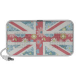 Union Jack floral Haut-parleur Notebook