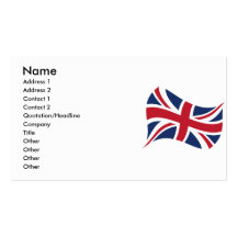 UNION_JACK MODÈLE DE CARTE DE VISITE