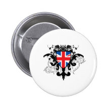 Union Jack Pin's Avec Agrafe