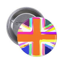 Union Jack Pin's Avec Agrafe