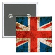Union Jack rocailleux Badges