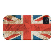 Union Jack rocailleux Étui Vibe iPhone 4
