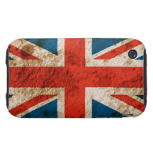 Union Jack rocailleux Étuis Tough iPhone 3