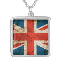 Union Jack rocailleux Pendentif