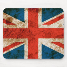 Union Jack rocailleux Tapis De Souris