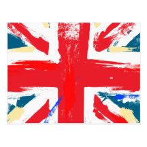Union Jack usé Cartes Postales