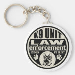 Unité K9 chez les chiens que nous faisons confianc Porte-clefs