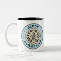 Université Damon bleu-clair Tasse À Café