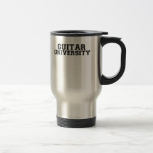Université de guitare tasse à café
