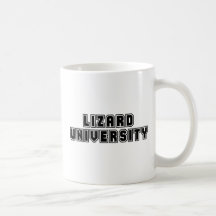 Université de lézard mugs à café