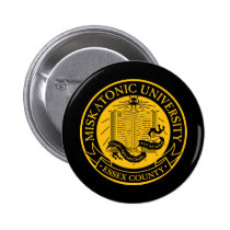 Université de Miskatonic badges publicitaires