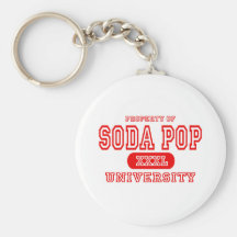 Université de soda porte-clés