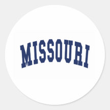 Université du Missouri Adhésifs Ronds