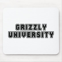 Université grisâtre tapis de souris