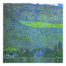 Unterach chez Attersee par art victorien de Gustav Faire-part Personnalisé