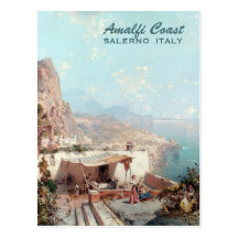 Unterberger’s Amalfi custom art postcard