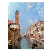 Unterberger’s Venice art postcard