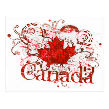 Urbain sale de jour du Canada Carte Postale